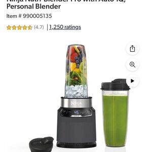 Ninja Black Blender with Auto-iQ